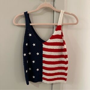 USA flag tank